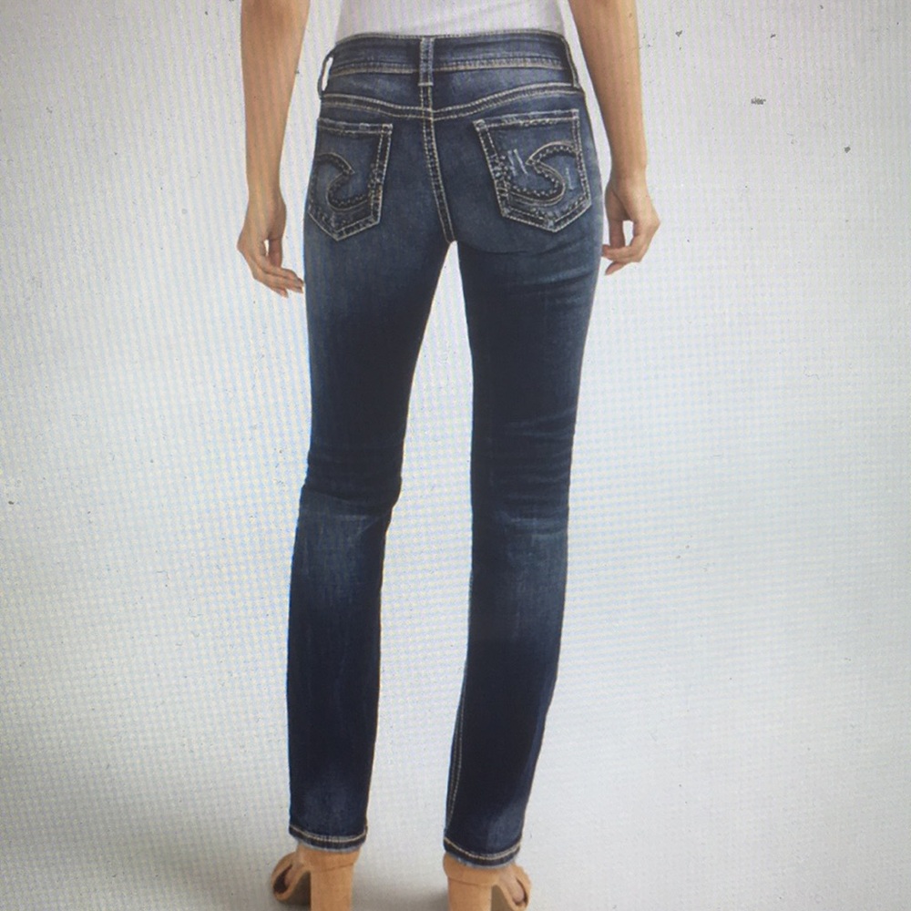 Silver Jeans Suki Straight Leg Stretch Jeans size W31 L31